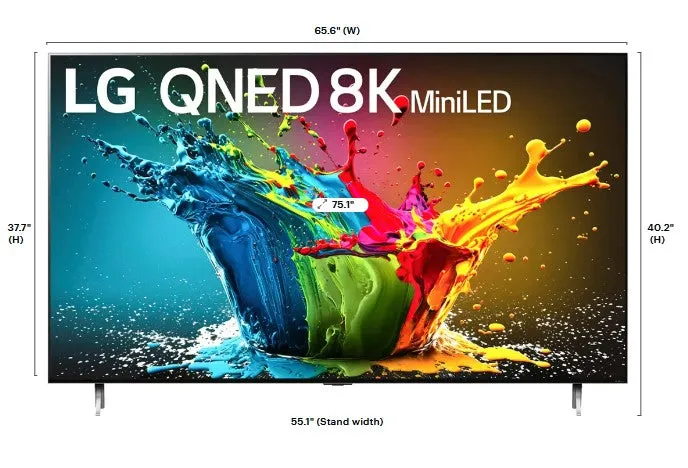 LG 75" Class 99 Series QNED Mini-LED 8K UHD Smart webOS TV