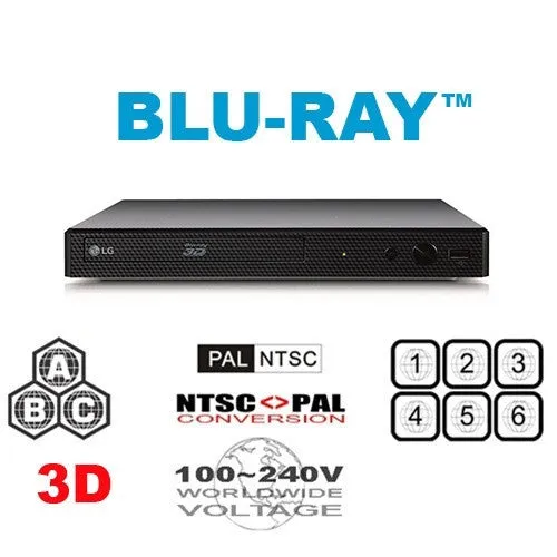LG BP550: Region Free Blu Ray Player - WiFi & 3D Support