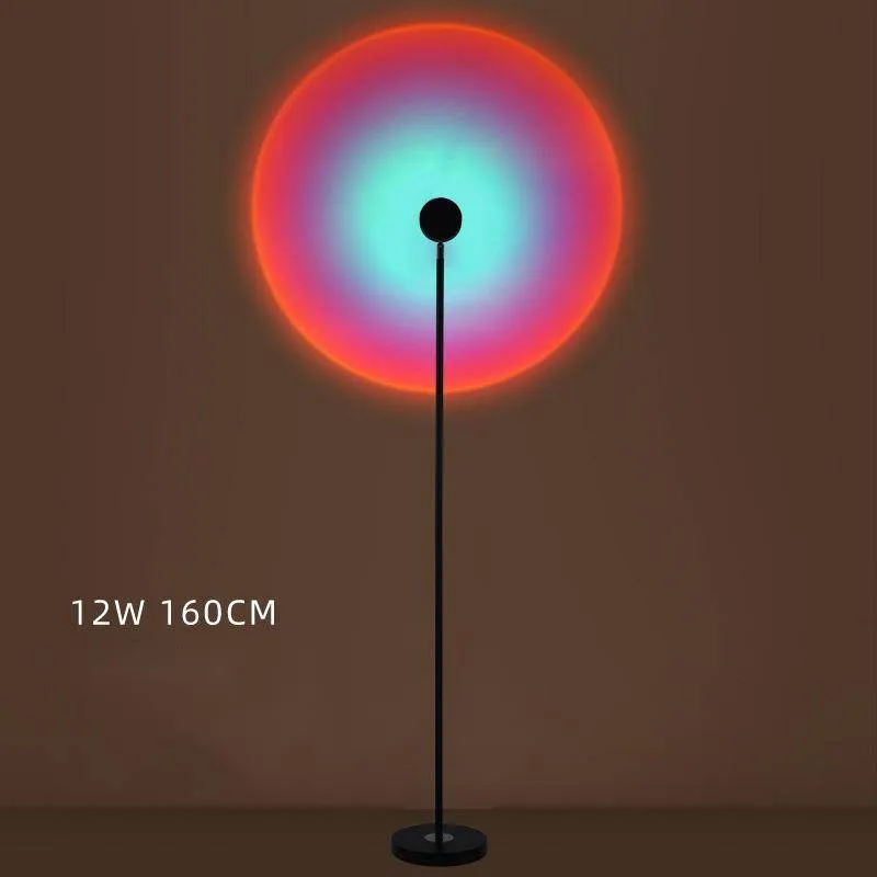 Live Broadcast Background Atmosphere Lights Sunset Sunset Lights