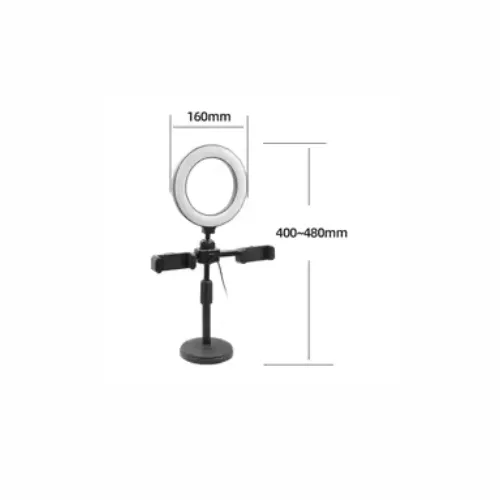 LIVE DESKTOP RING LIGHT PHONE HOLDER L8066