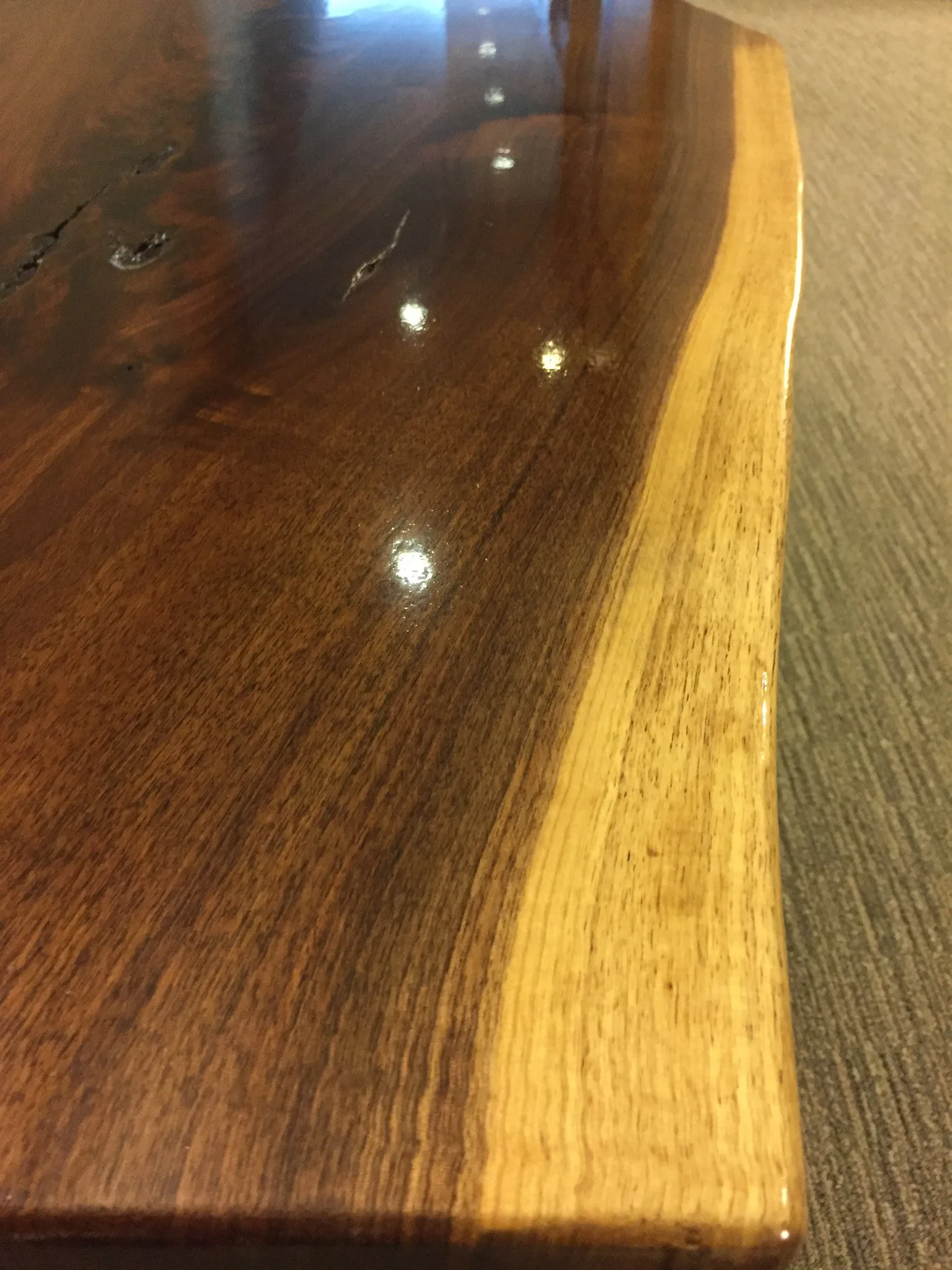 Live Edge TV console - King of hearts