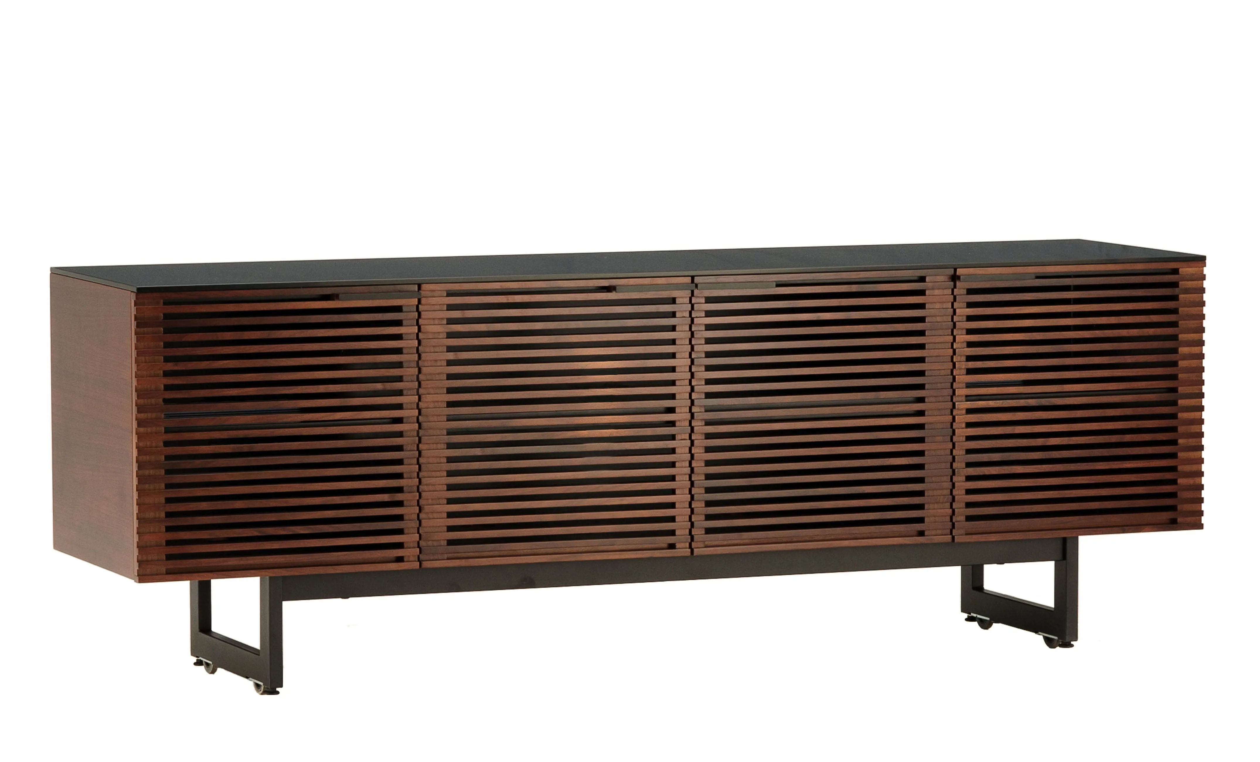 Louvered 79" Media Console