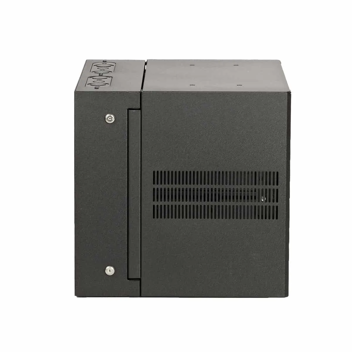 Lowell Mfg Equipment Rack-Sectional Wall Mount-12U, 32in Deep, 1pr Adjustable Rails