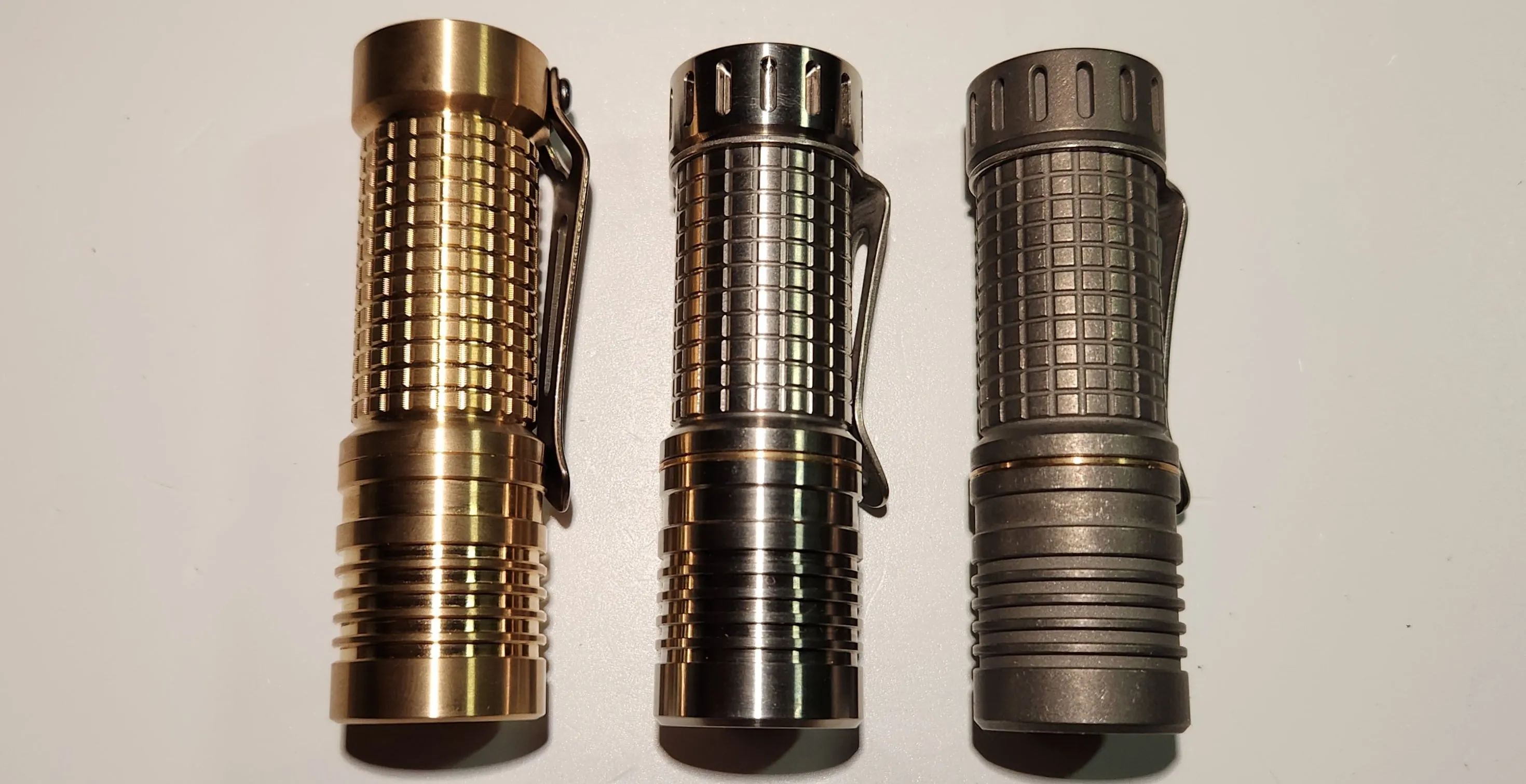Maeerxu XT3 Brass 18350 3000LM EDC Flashlight