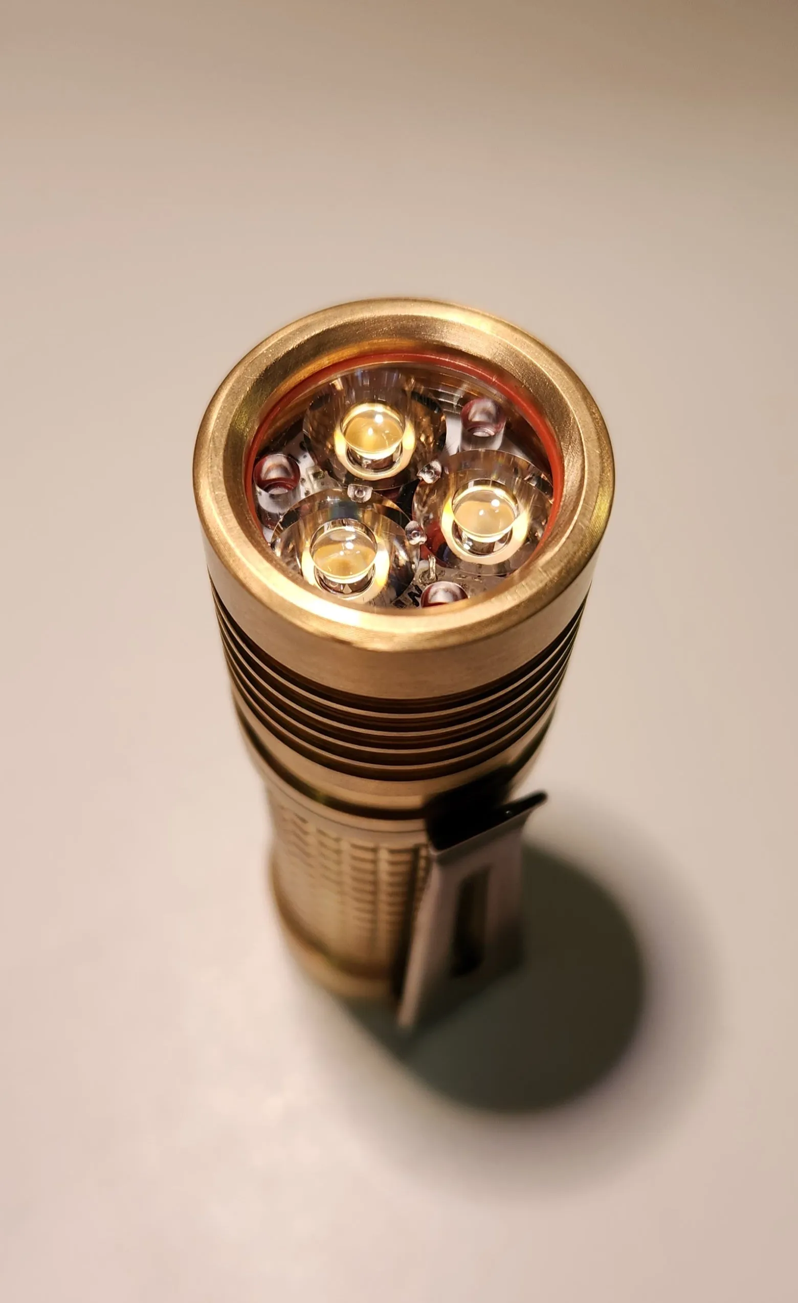Maeerxu XT3 Brass 18350 3000LM EDC Flashlight