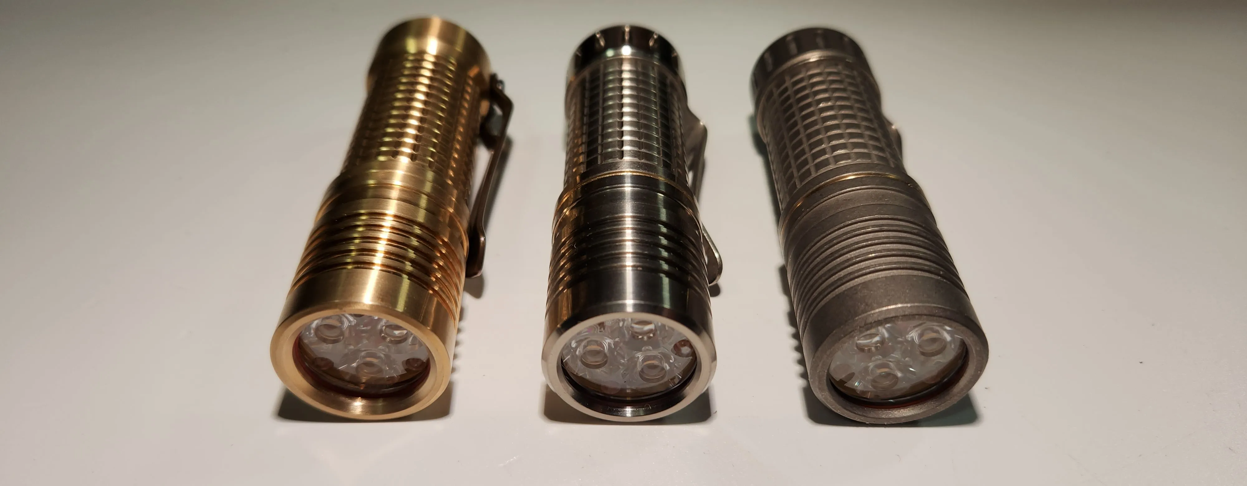 Maeerxu XT3 Brass 18350 3000LM EDC Flashlight