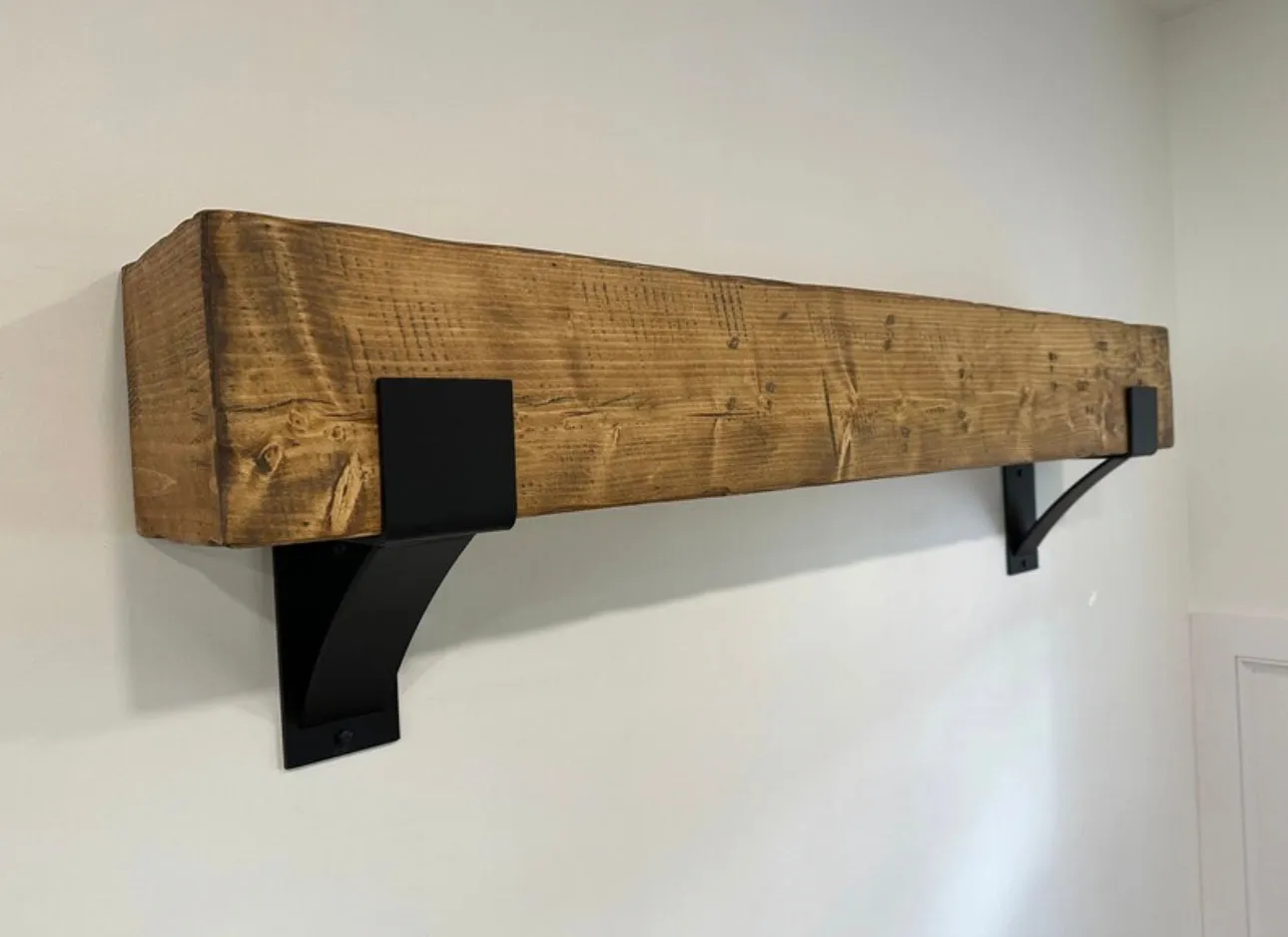 Mantel and Steel Bracket Kit