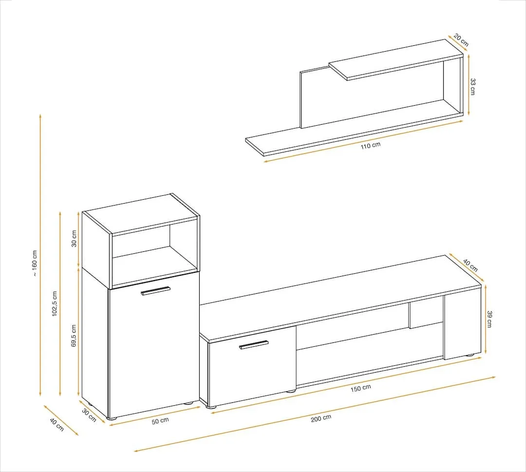 Maze I TV Entertainment Unit For TVs Up To 60"