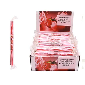 McAdams Strawberry Milkshake Rock Sticks - 120 Count