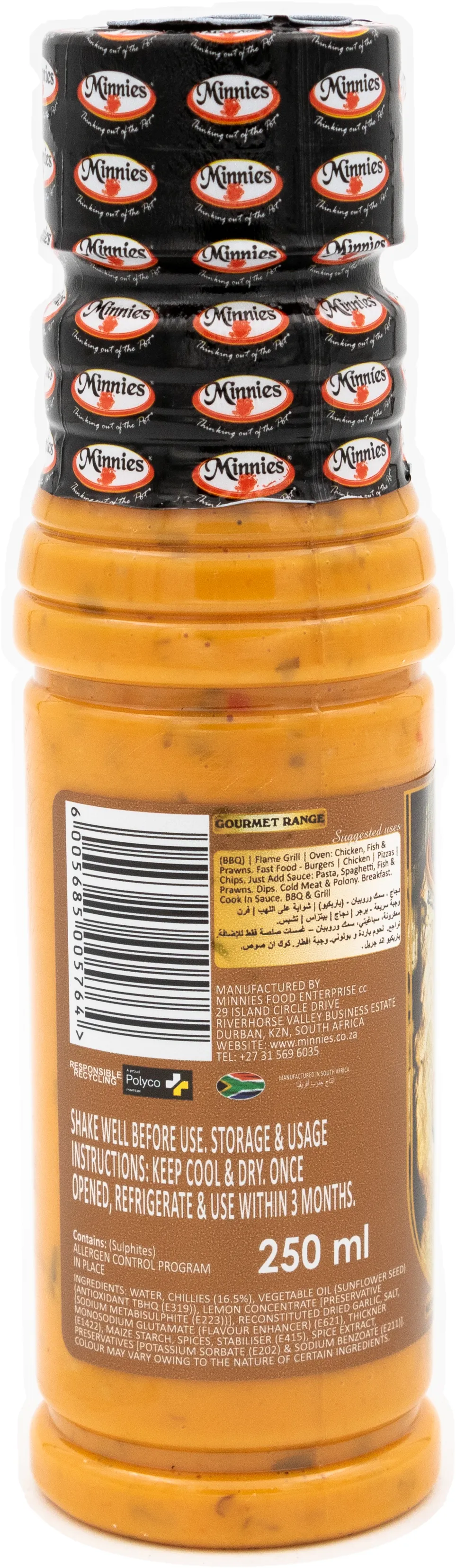 Minnies Aged Chilli Sauce 250ml