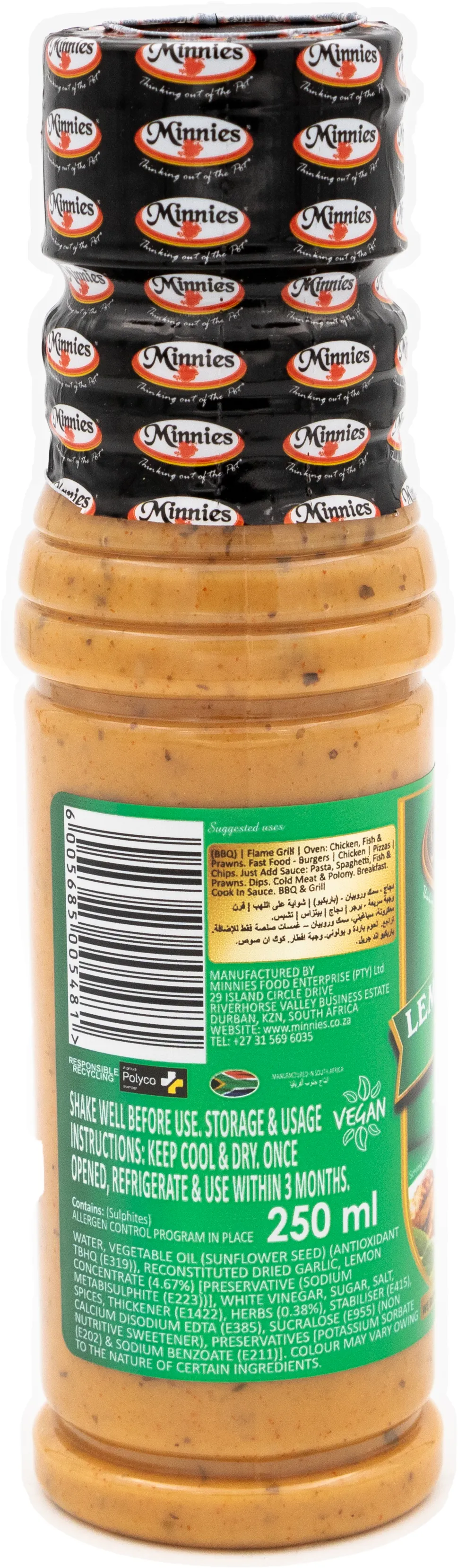 Minnies Lemon & Herb 250ml