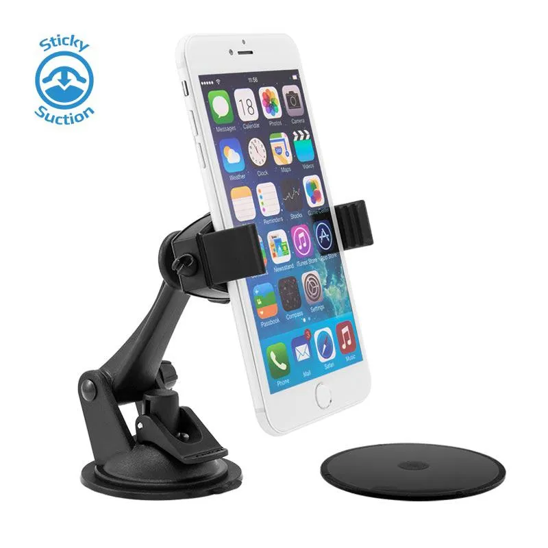 Mobile Grip 2 Phone Car Mount with Sticky Suction