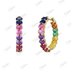 Multi Color Hoop 24mm Outer