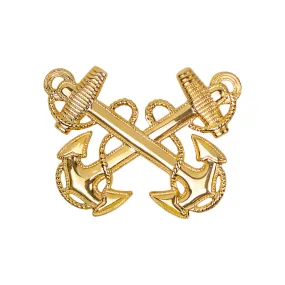 Navy Cap Device: Warrant Officer 1 - regulation size