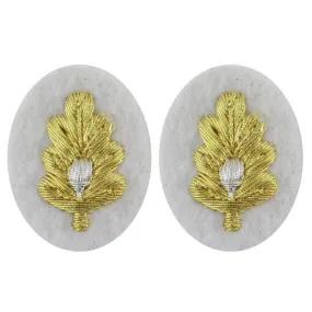 Navy Sleeve Device: Medical Corps - synthetic gold embroidered on white