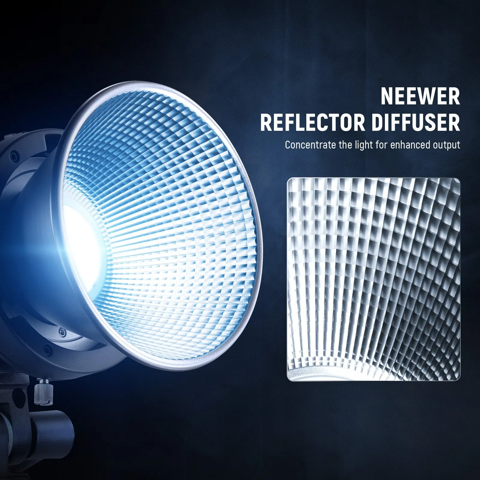 NEEWER RD14Mini Reflector Diffuser for MS Series LED Video Light