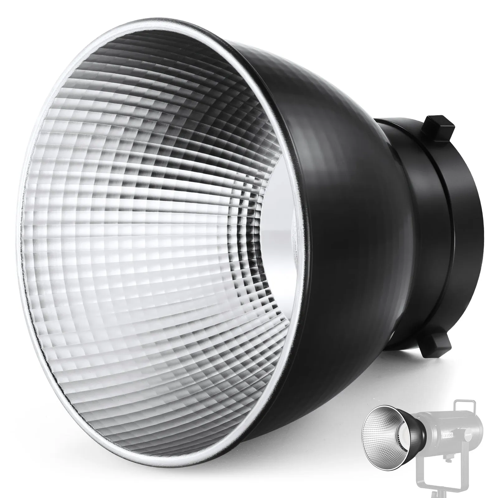 NEEWER RF1/RF2 7''/18cm Fish Scale Pattern Standard Reflector Diffuser