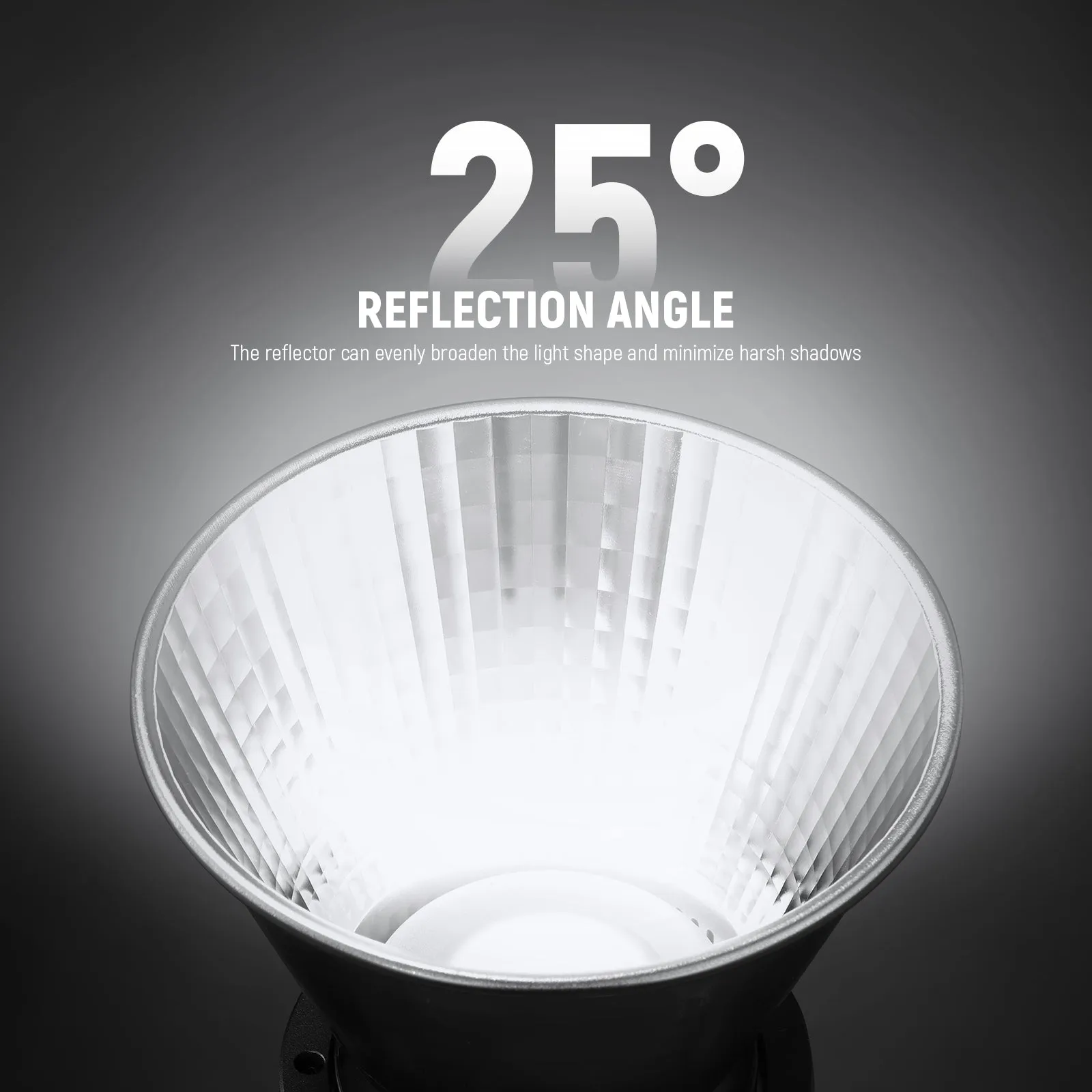 NEEWER RF1/RF2 7''/18cm Fish Scale Pattern Standard Reflector Diffuser