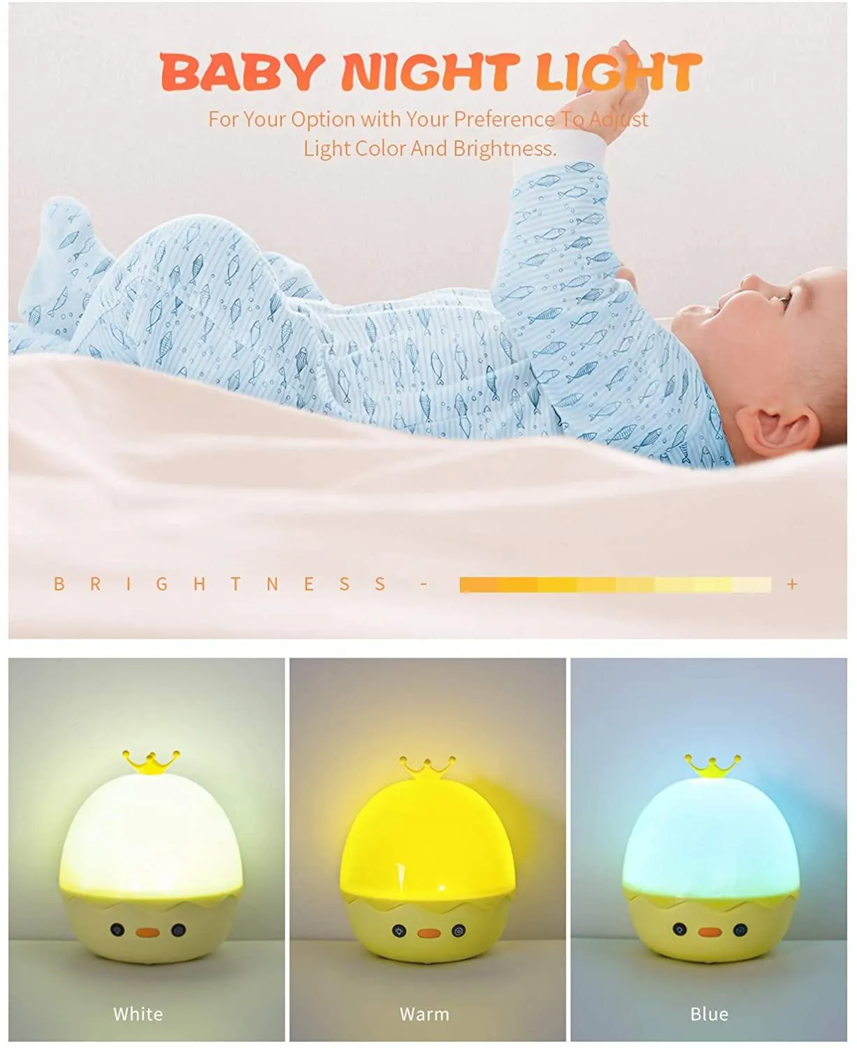 Night Light Projecter with Bluetooth Music Player