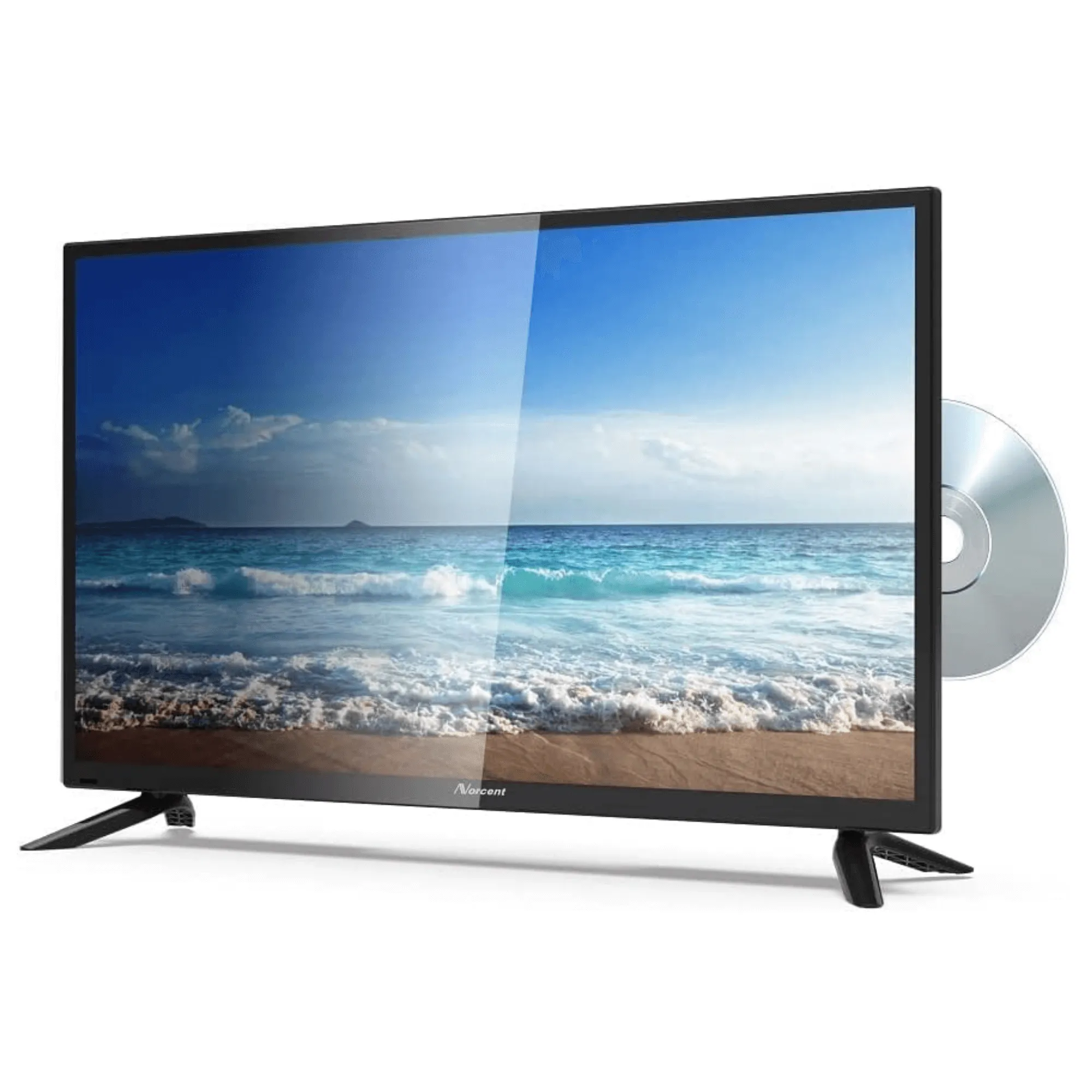 Norcent 32 Inch 720P LED HD Backlight Flat TV DVD Combo with Full