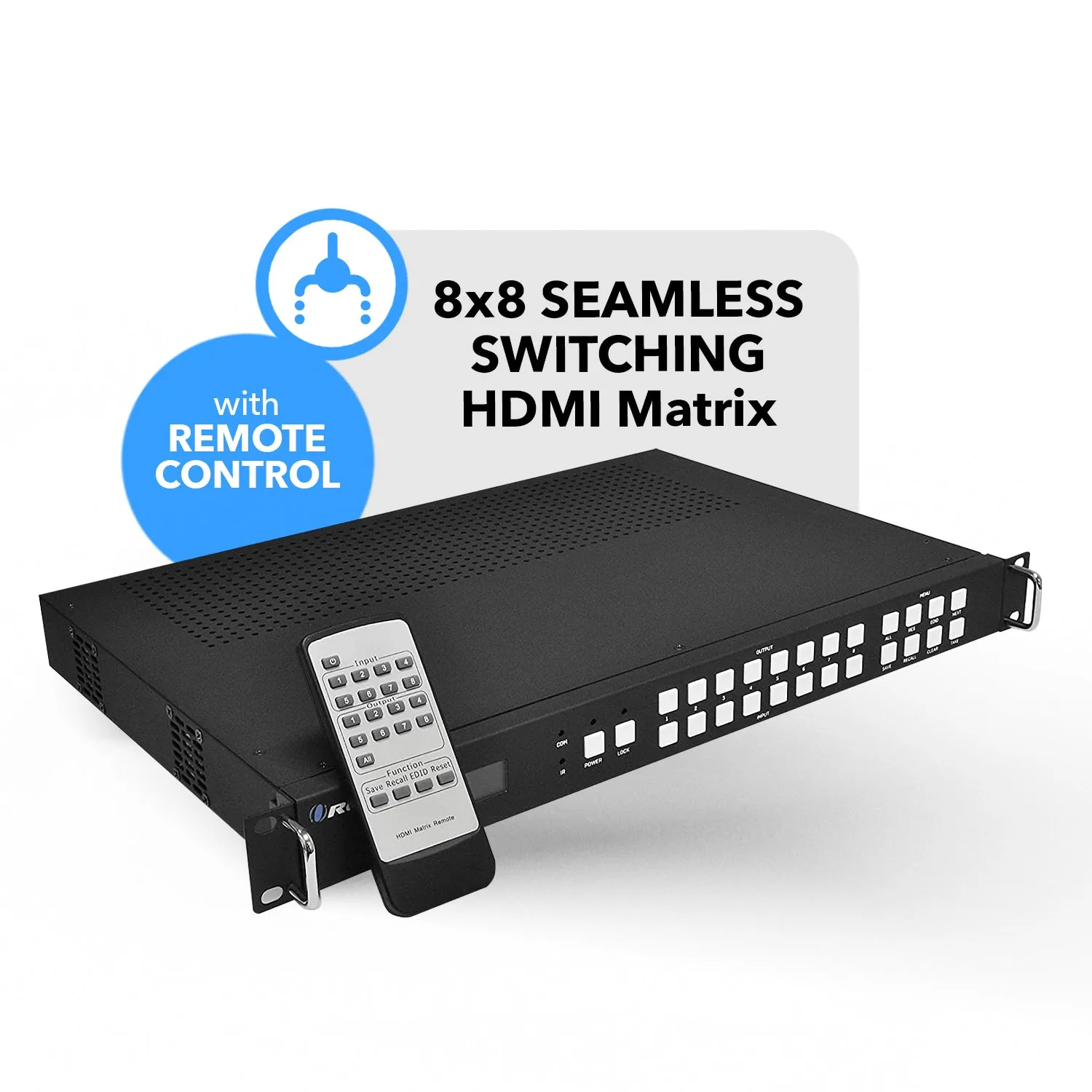OREI UHD-808VW: 8x8 HDMI Matrix-Zero Latency- 4x2 Video Wall