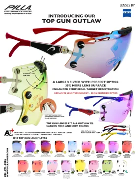 Outlaw X6 Top Gun Lenses (Zero rated)
