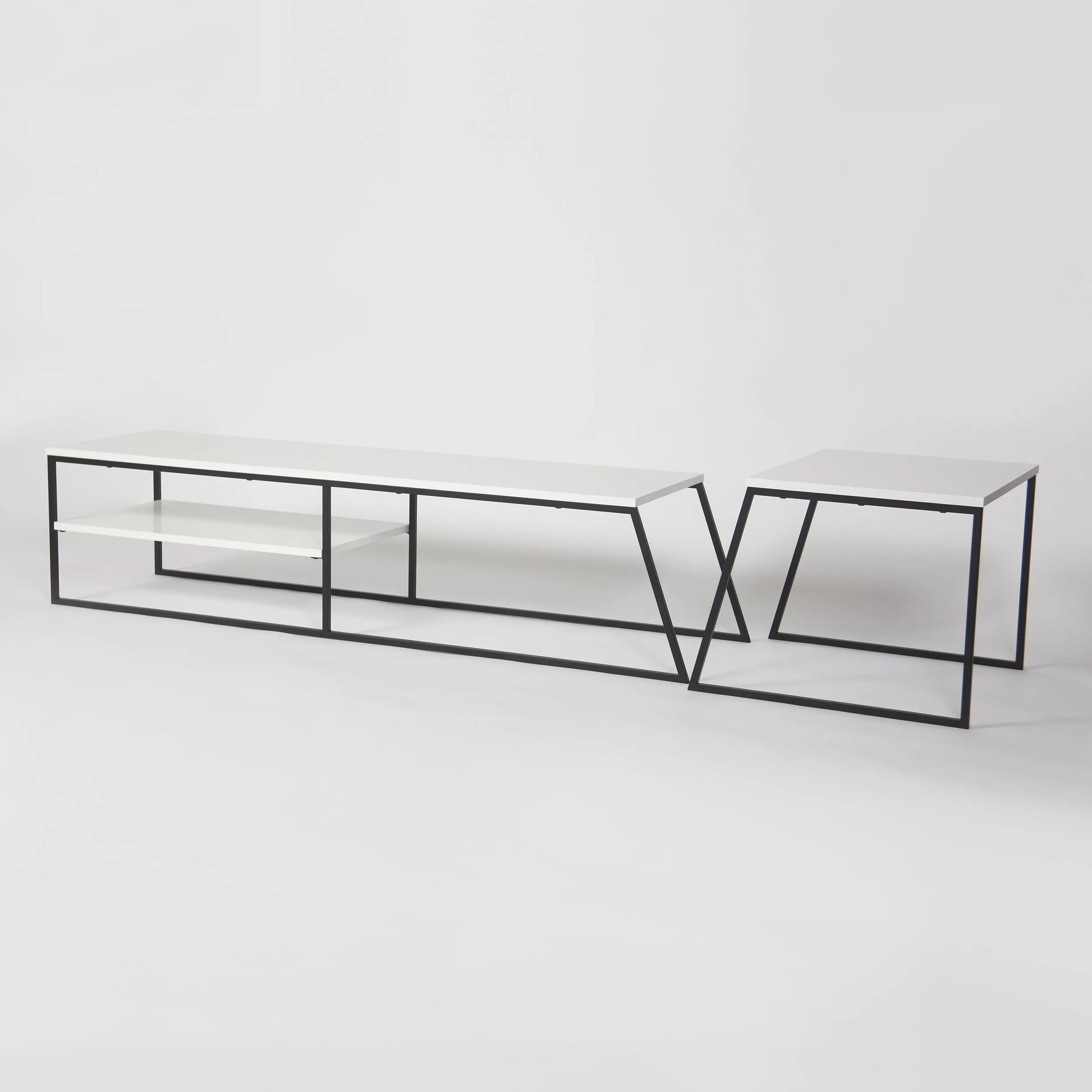 Pal Modern TV Stand Multimedia Centre With Storage Cabinet 163cm