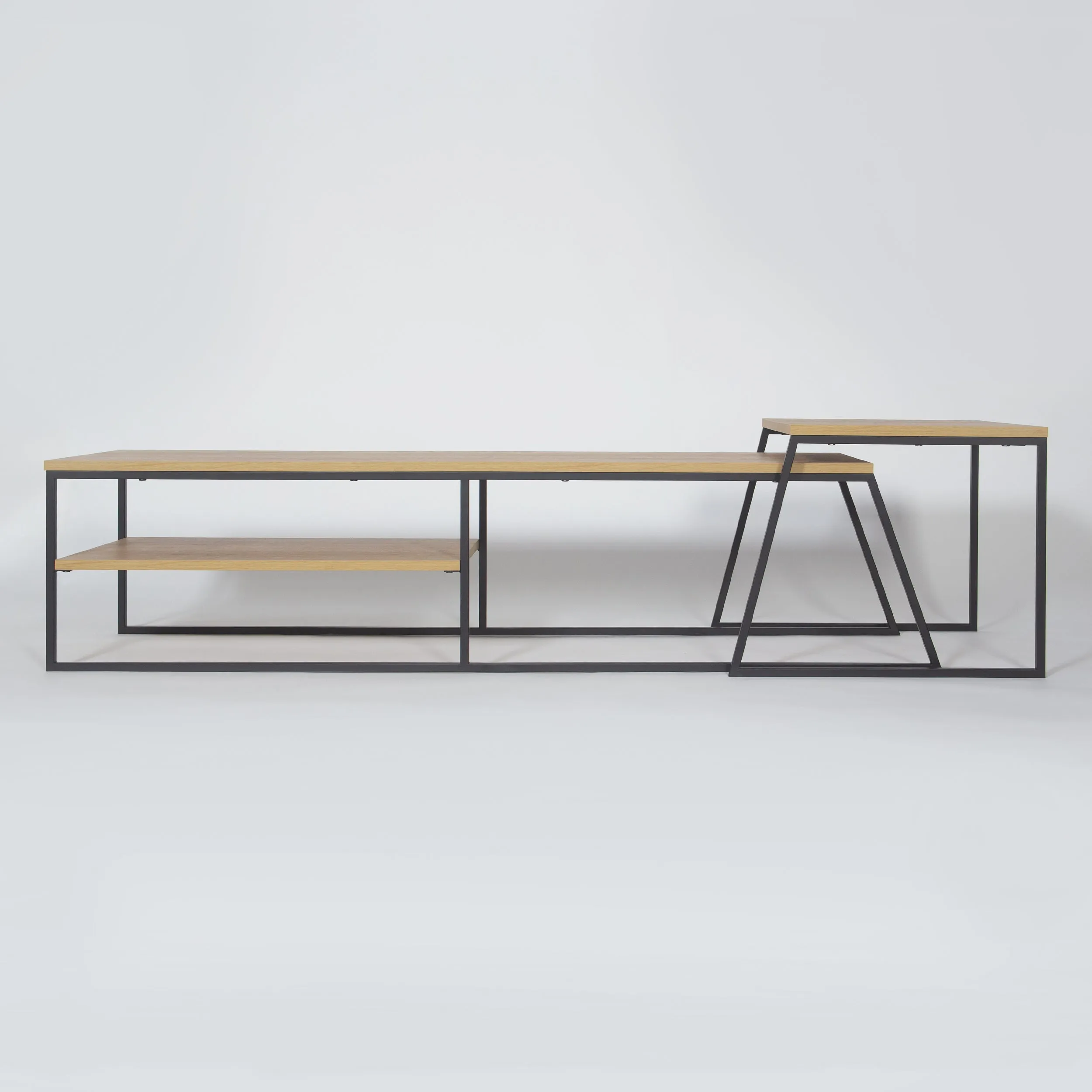Pal Modern TV Stand Multimedia Centre With Storage Cabinet 163cm