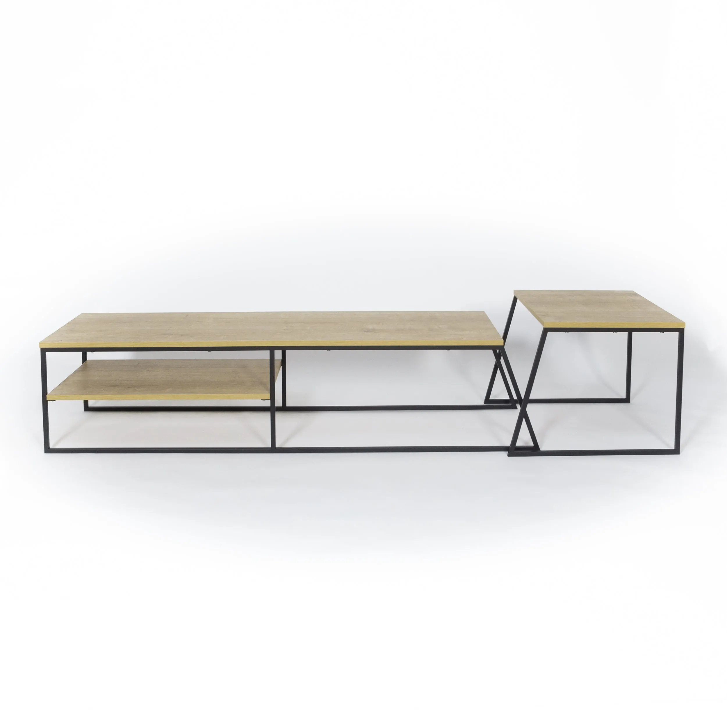 Pal Modern TV Stand Multimedia Centre With Storage Cabinet 163cm