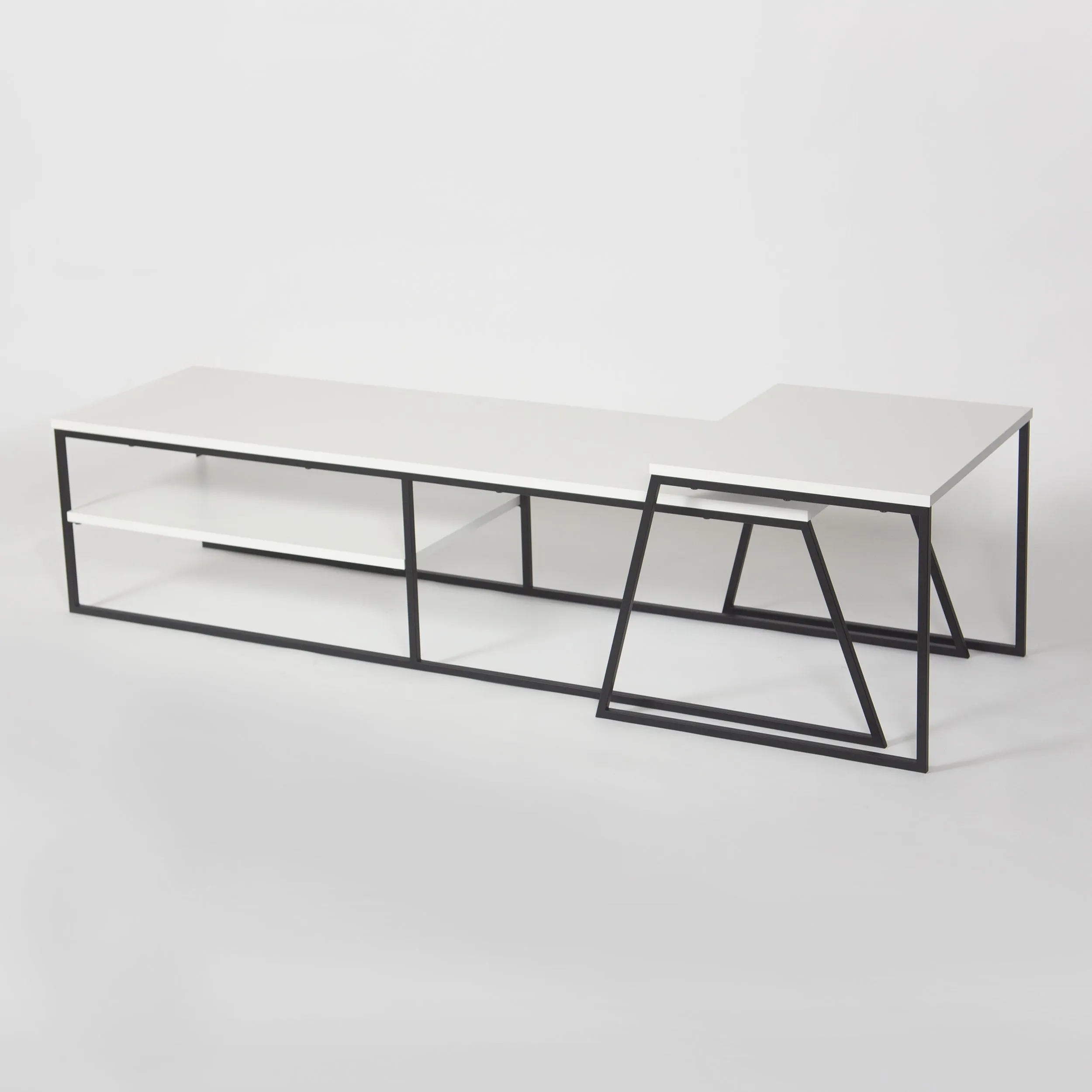 Pal Modern TV Stand Multimedia Centre With Storage Cabinet 163cm