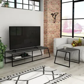 Pal Modern TV Stand Multimedia Centre With Storage Cabinet 163cm