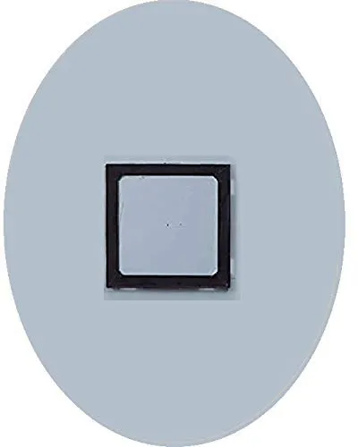 PLAZZIO (Pack of 2 Mirror Combo Decorative Frameless Oval Wall Mount Mirror (18 x 24 Inch. with Beveled Edges, Suitable for Bathroom)