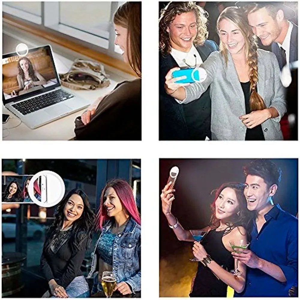 Portable Selfie Ring Clip On for Mobile Phone -Portable Selfie Ring Light