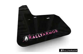 Rally Armor 2017  Tesla Model 3 Black Mud Flap BCE Pink Logo (ralMF62-BC20-BLK/PK)