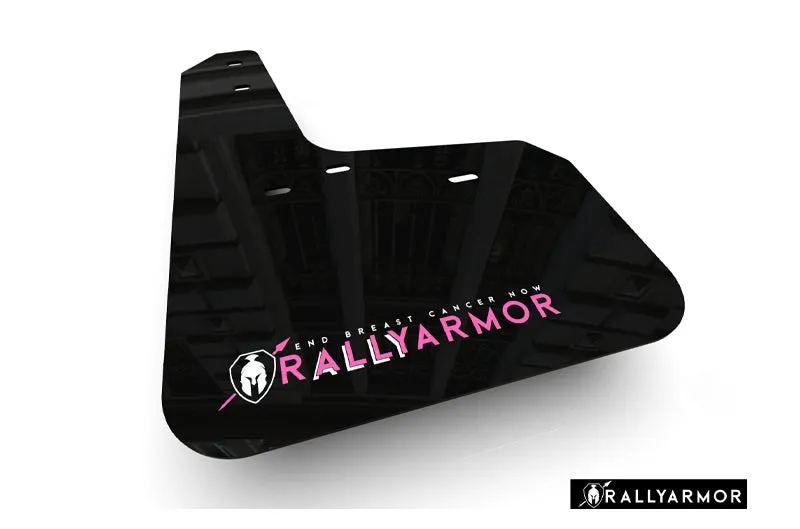 Rally Armor 2017  Tesla Model 3 Black Mud Flap BCE Pink Logo (ralMF62-BC20-BLK/PK)