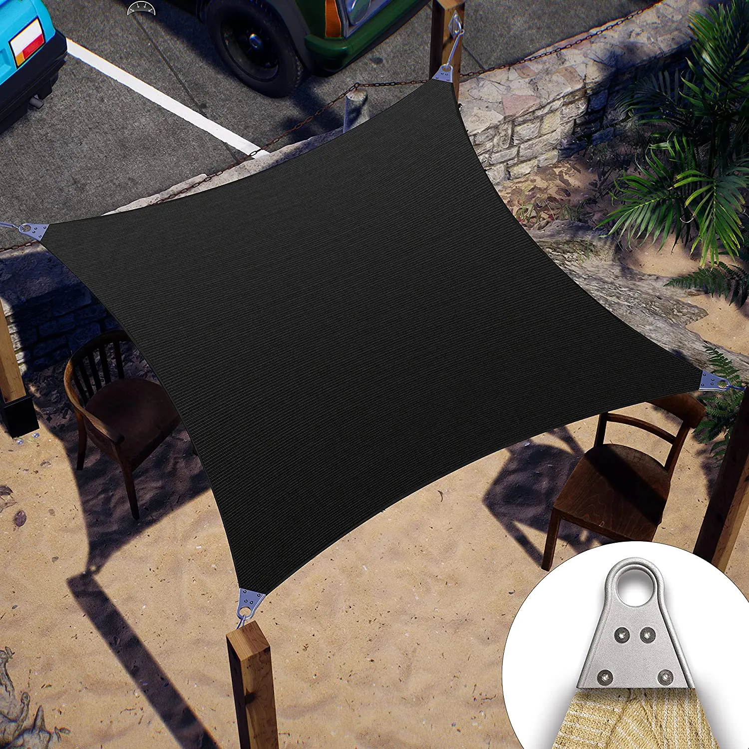 Rectangle Super Ring - Heavy Duty, Super Durable Sun Shade Sail | 5 Colors & 12 Sizes