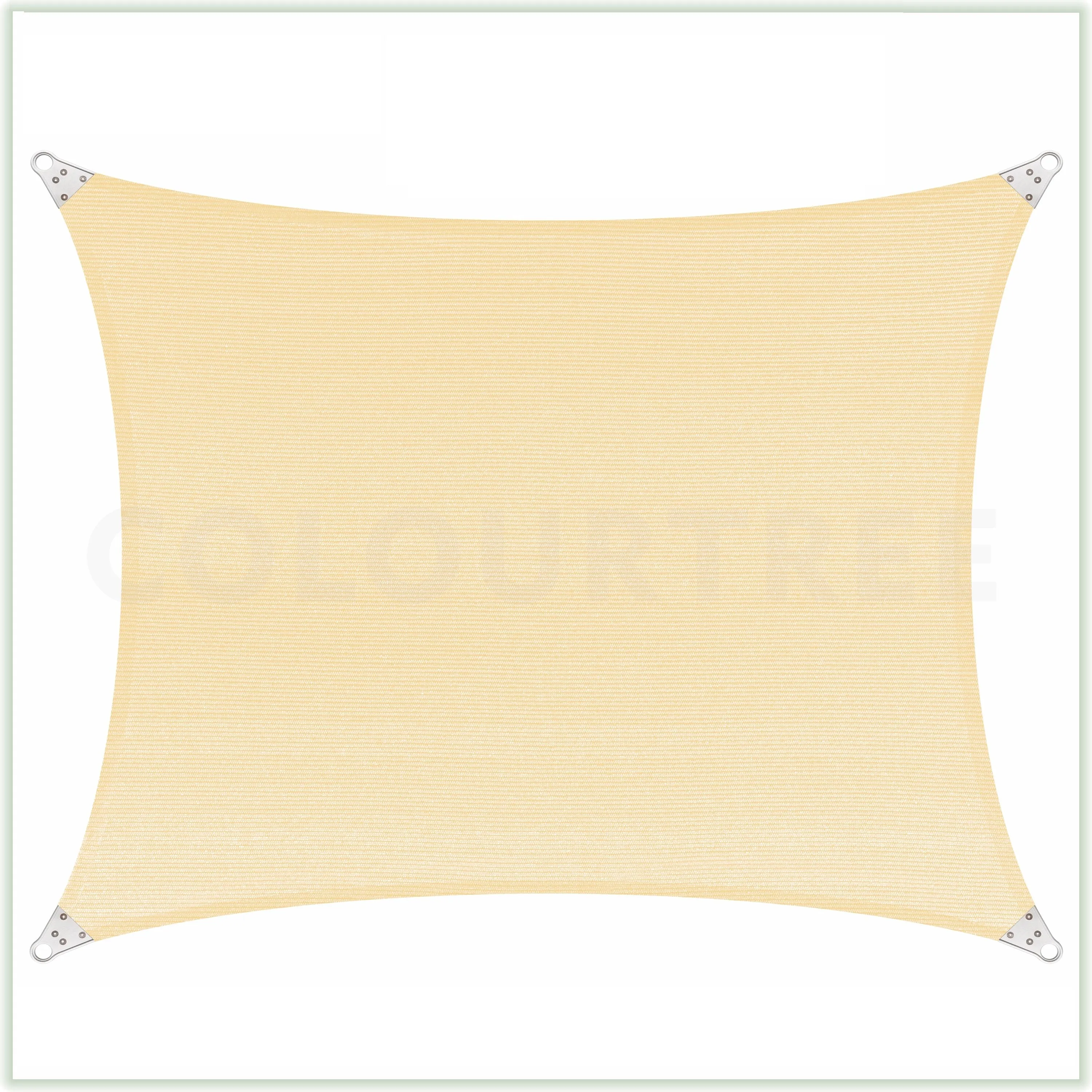 Rectangle Super Ring - Heavy Duty, Super Durable Sun Shade Sail | 5 Colors & 12 Sizes