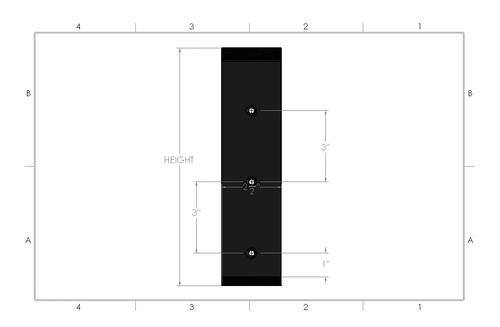Right Angle Hidden Support Bracket