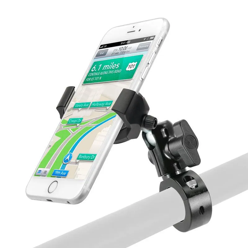 RoadVise® Ultra Premium Aluminum Motorcycle Handlebar Phone and Tablet Mount with Extension