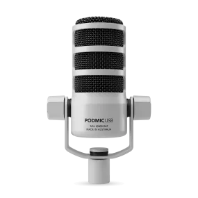 Rode PodMic USB Versatile Dynamic Broadcast Microphone in White