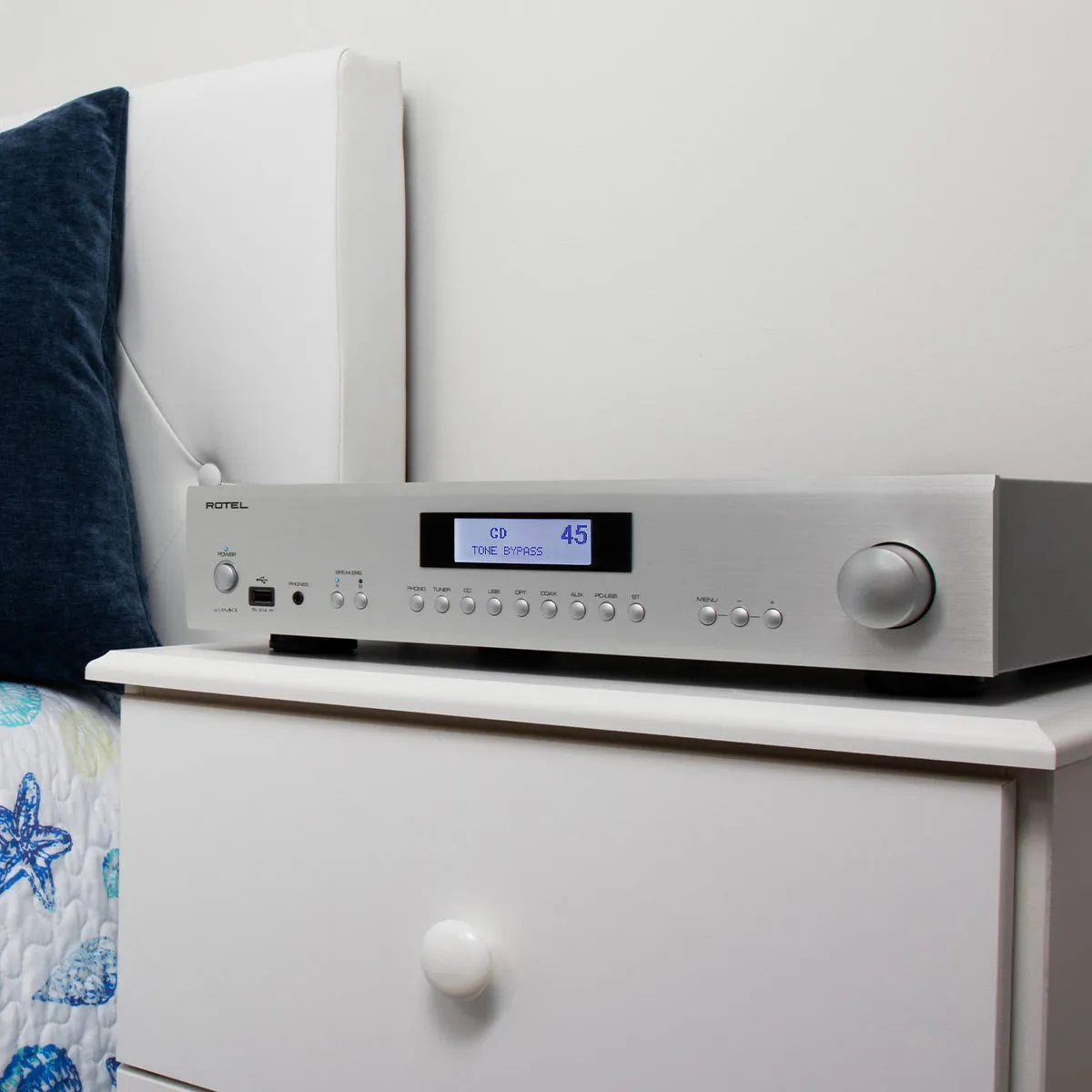 Rotel A14MKII Integrated Amplifier (Silver)