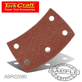 SANDING PADS CURVED 80 GRIT VELCRO