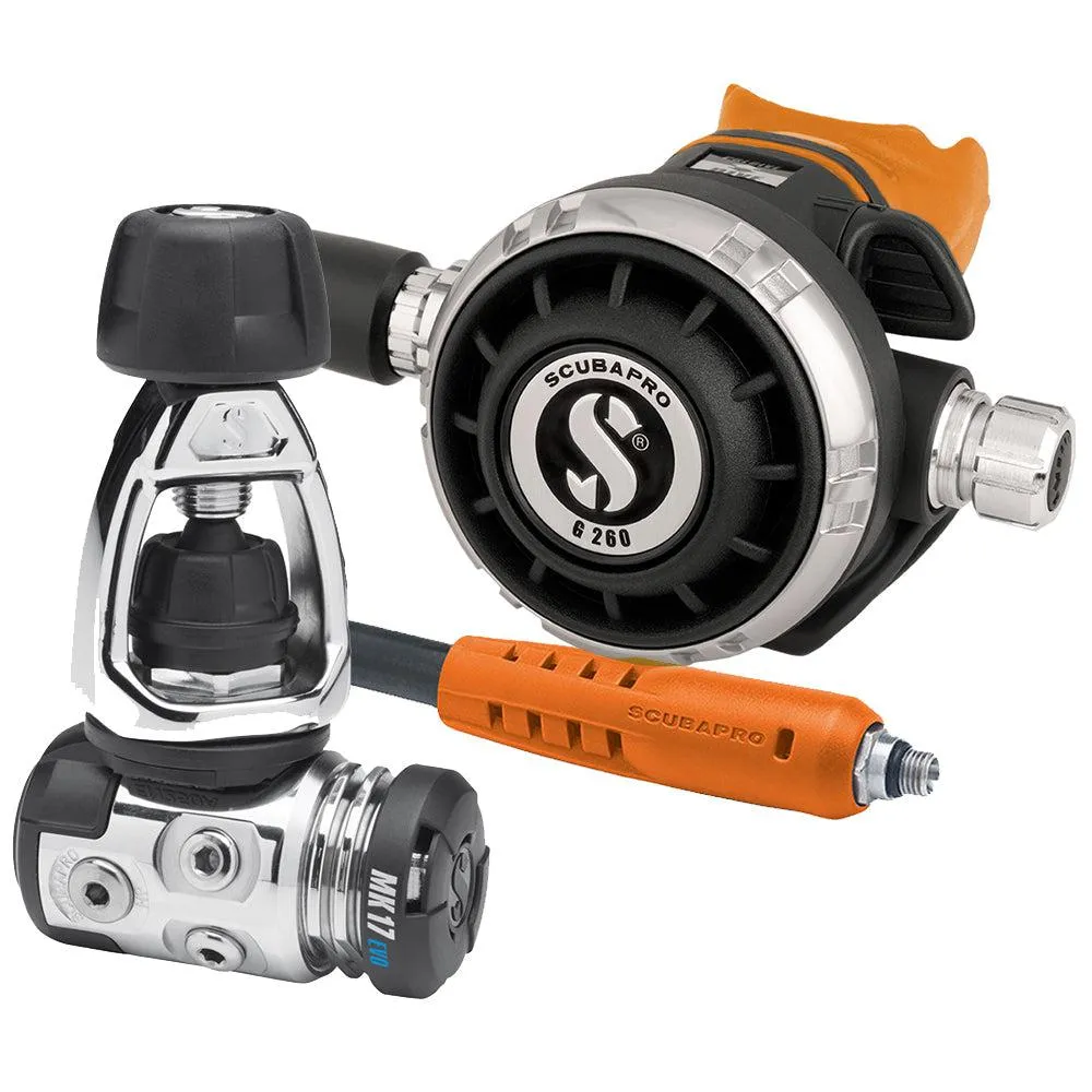 ScubaPro MK17 EVO/G260 Dive Regulator INT with Mouthpiece & Hose Protector