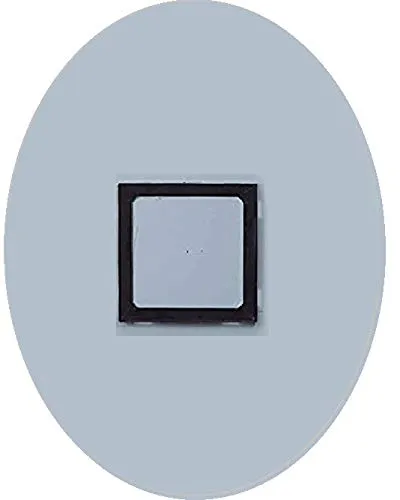 SDG Glass Frameless Oval Wall Mount Bathroom Mirror (18 X 24Inch, Silver)(Unframed)