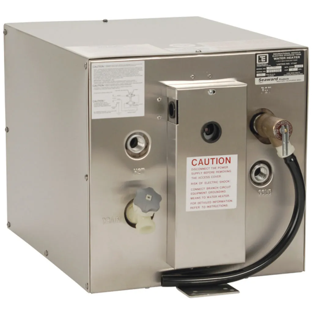 Seaward SS Water Heater w/Rear Exchange 6Gal