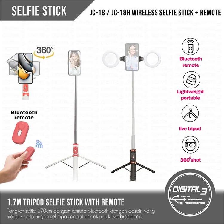 SELFIE STICK JC18H AK18