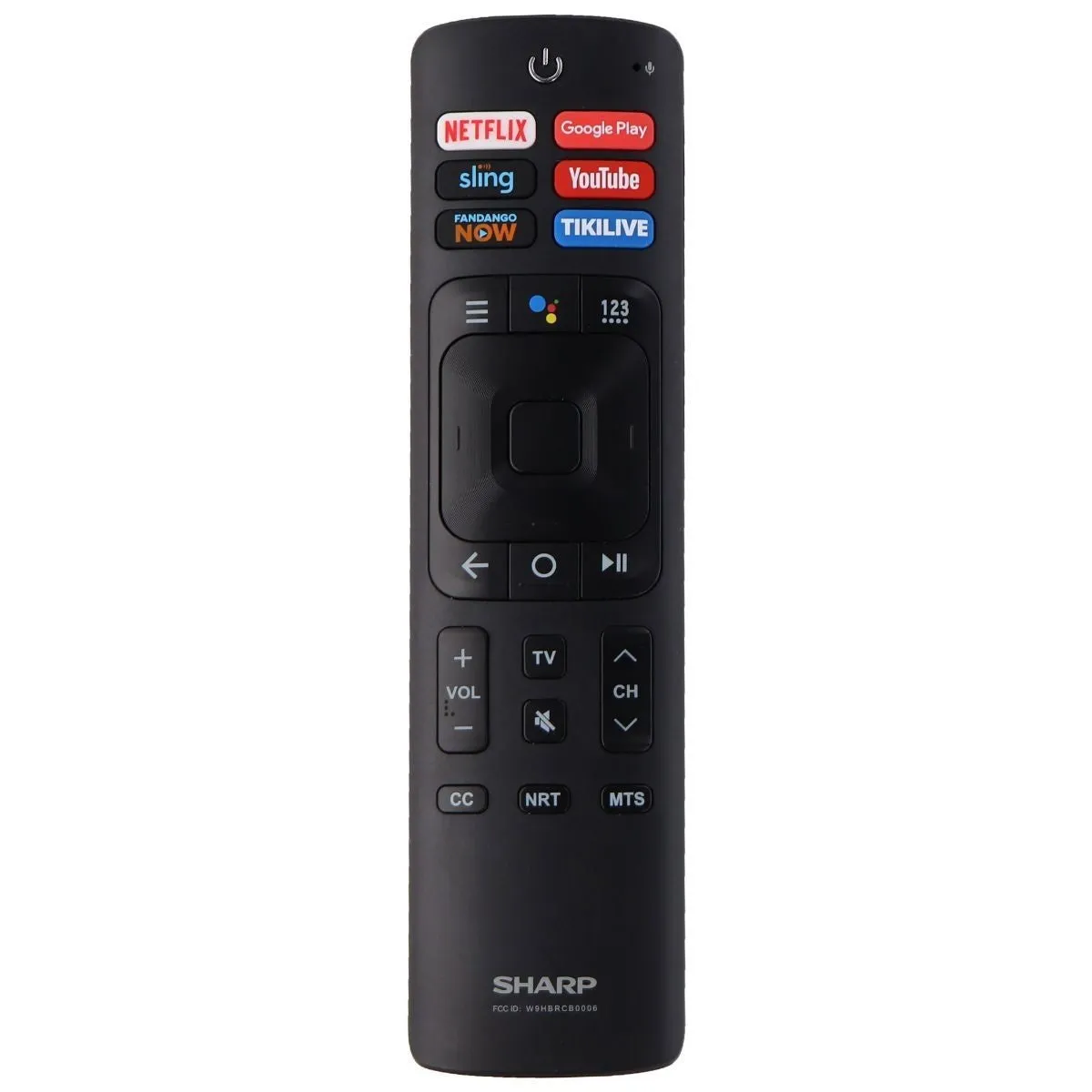 Sharp Remote (ERF3A69S) for Select Hisense and Sharp TVs - Black