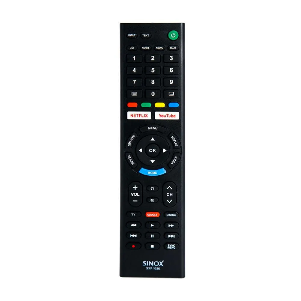 Sinox Remote Control for Sony TVs - Black | 018166