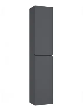 Smart Wall Hung Gloss Grey Wall Column 300mm x 1500mm x 240mm
