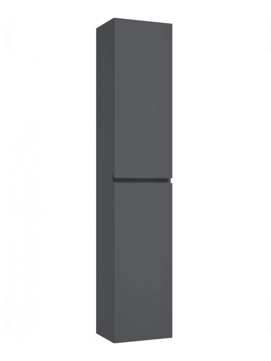 Smart Wall Hung Gloss Grey Wall Column 300mm x 1500mm x 240mm